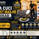 Jasa Cuci Karpet Masjid di Bekasi Profesional, Cocok Buat Area Industri dan Perumahan | Kenzo Cleaning