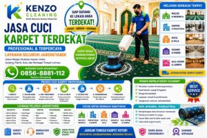 Jasa Cuci Karpet Masjid Terdekat Area Jabodetabek Profesional dan Terpercaya | Kenzo Cleaning