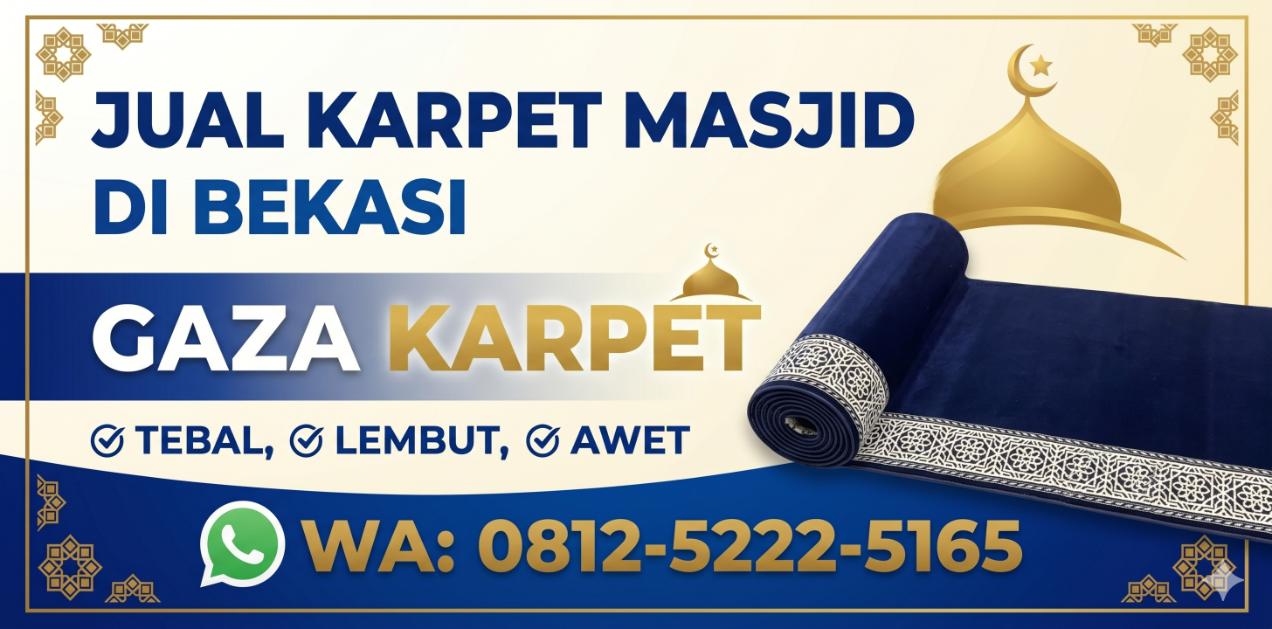 Jual Karpet Masjid Bekasi Barat gaza id