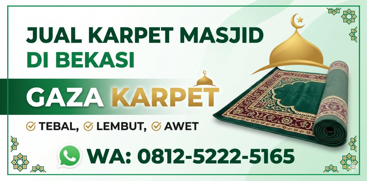 jual karpet masjid di bekasi gaza